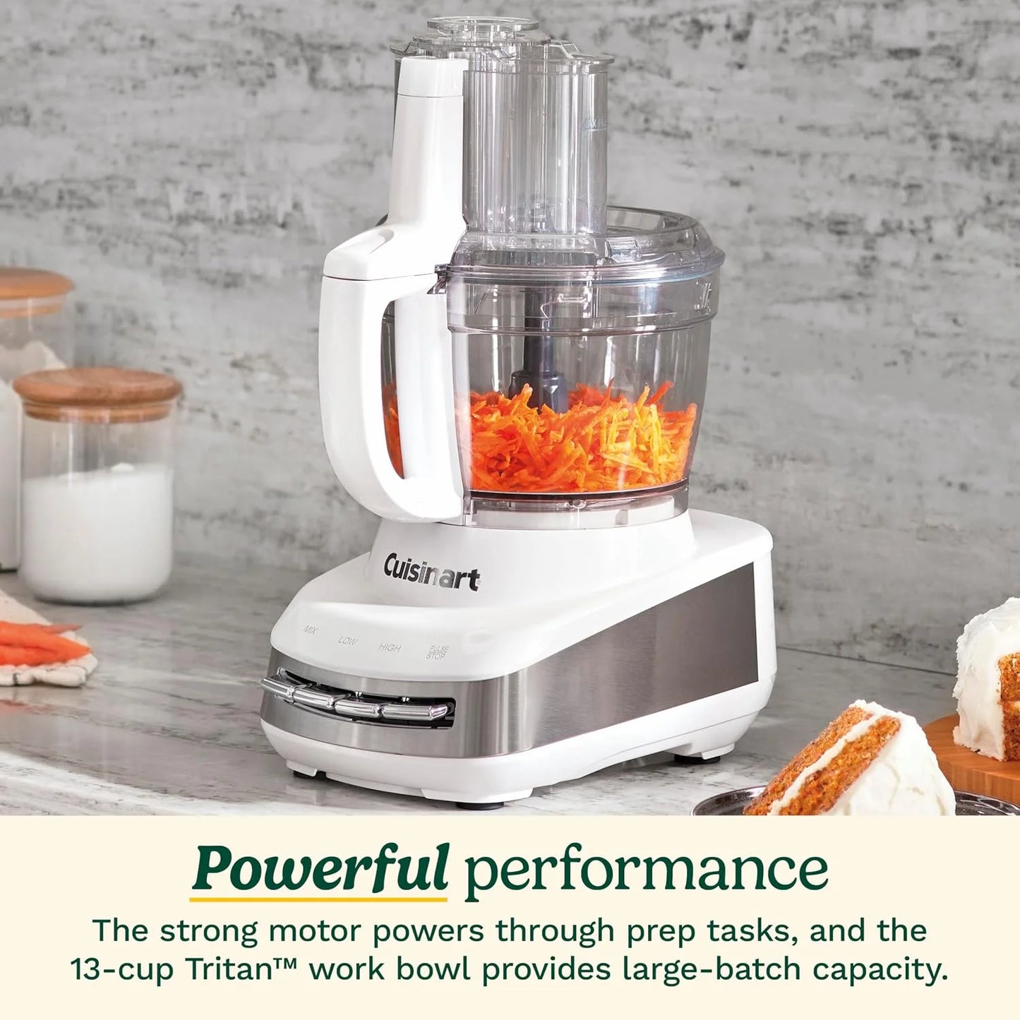 Cuisinart FP-130 13-Cup Multifunctional Food Processor White