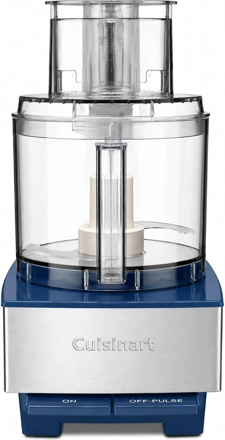 Cuisinart Food Processor 14-Cup Vegetable Chopper for Mincing, Dicing, Shredding, Puree & Kneading Dough, Navy Stainless Steel, DFP-14BCNYCB