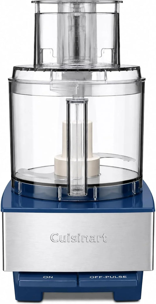 Cuisinart Food Processor 14-Cup Vegetable Chopper for Mincing, Dicing, Shredding, Puree & Kneading Dough, Navy Stainless Steel, DFP-14BCNYCB