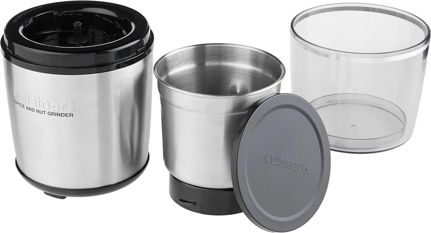Cuisinart Spice and Nut Grinder, Push-Top Lid for On/Off, Dishwasher Safe