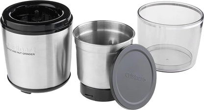 Cuisinart Spice and Nut Grinder, Push-Top Lid for On/Off, Dishwasher Safe