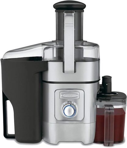 Cuisinart Juicer Machine, Die-Cast Juice Extractor for Vegetables, Lemons, Oranges & More, CJE-1000P, Silver/Black