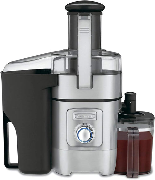 Cuisinart Juicer Machine, Die-Cast Juice Extractor for Vegetables, Lemons, Oranges & More, CJE-1000P, Silver/Black