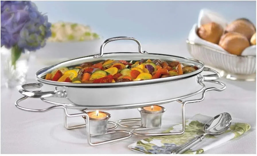 Cuisinart 7BSO-34 Stainless 13-1/2-Inch Oval Buffet Servers