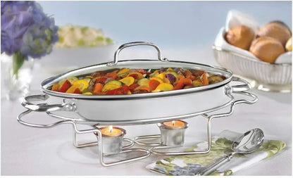 Cuisinart 7BSO-34 Stainless 13-1/2-Inch Oval Buffet Servers