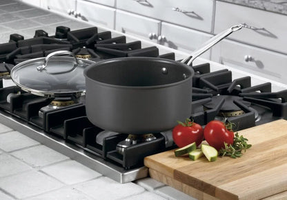 Cuisinart Chef's Classic Non-Stick 3-Quart Nonstick-Hard-Anodized, Saucepan w/Cover, 6193C-20