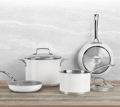 Cuisinart Matte White Stainless Steel 11 Piece Set