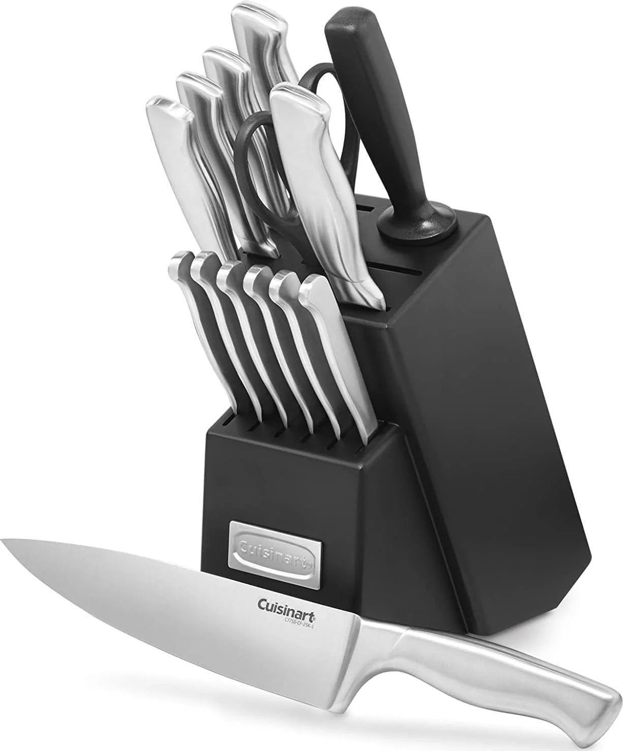 Cuisinart 15-Piece Stainless Steel Hollow Handle Block Set, C77SS-15PK