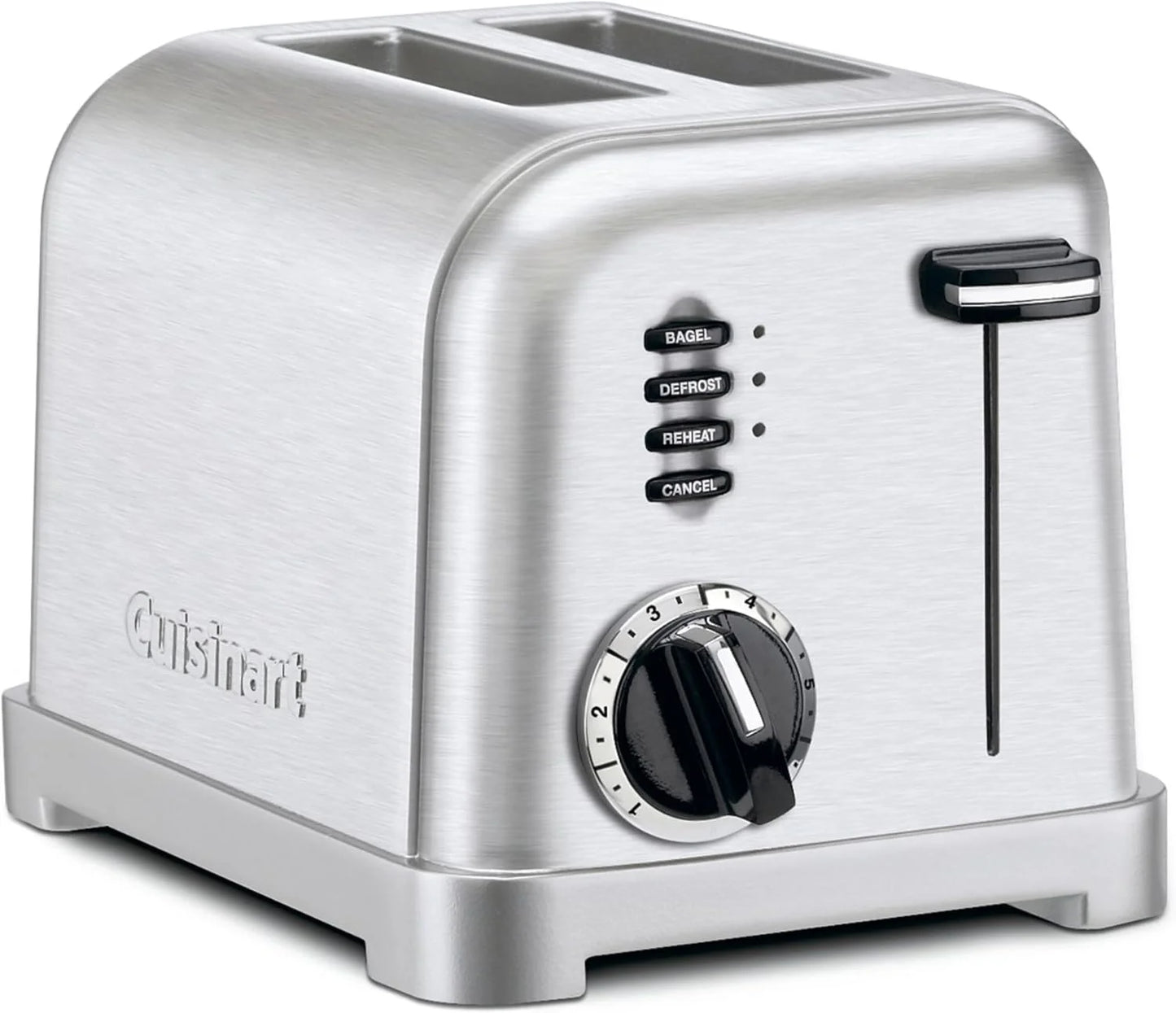 Cuisinart 2-Slice Toaster, 1.5" Wide Slots, Stainless Steel