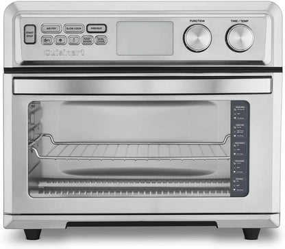 Cuisinart Air Fryer Toaster Oven with Extra-Large Capacity, 1800W Stainless Steel Oven with Digital Display, Bake, Broil, Roast & Air Fry Options, Adjustable Temperature, TOA-95NAS