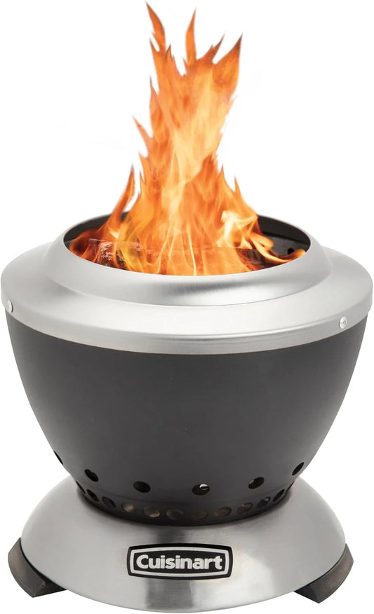 Cuisinart Outdoor Fire Pit, Cleanburn Smokeless System, Wood Burning, 7.5"
