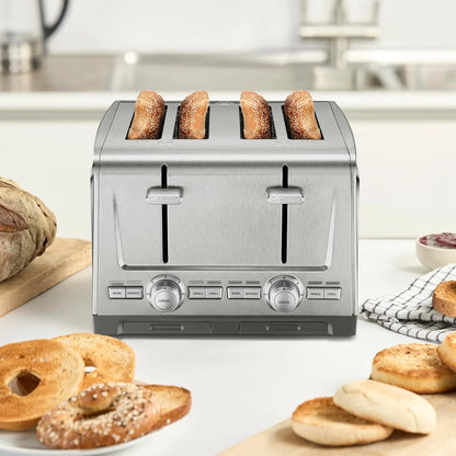 Cuisinart 4-Slice XL Slot Toaster, 7 Shade, High-Lift, Stainless Steel