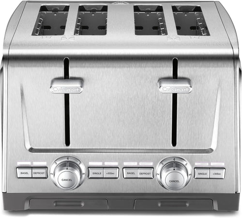 Cuisinart 4-Slice XL Slot Toaster, 7 Shade, High-Lift, Stainless Steel