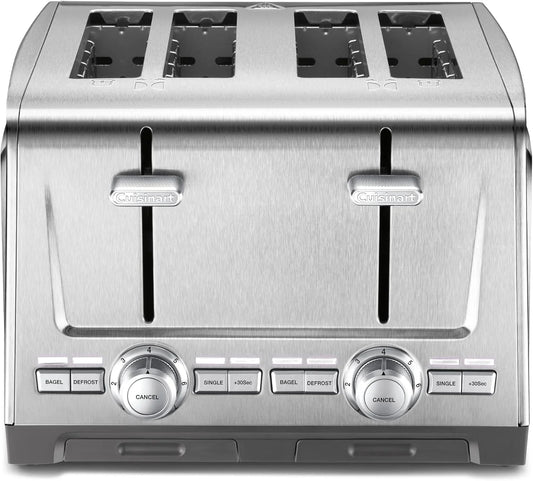 Cuisinart 4-Slice XL Slot Toaster, 7 Shade, High-Lift, Stainless Steel