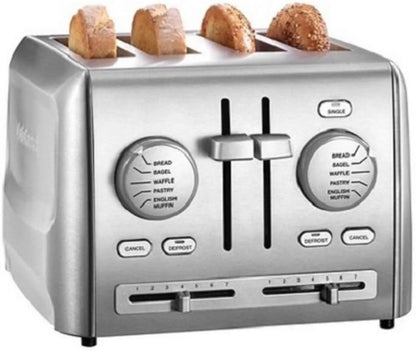 Cuisinart CPT-640P1 4-Slice Custom Select Toaster, Stainless Steel