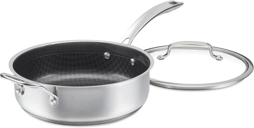 Cuisinart Saute Pan, PurelySear Hybrid, Stainless Steel, 3.5 Qt