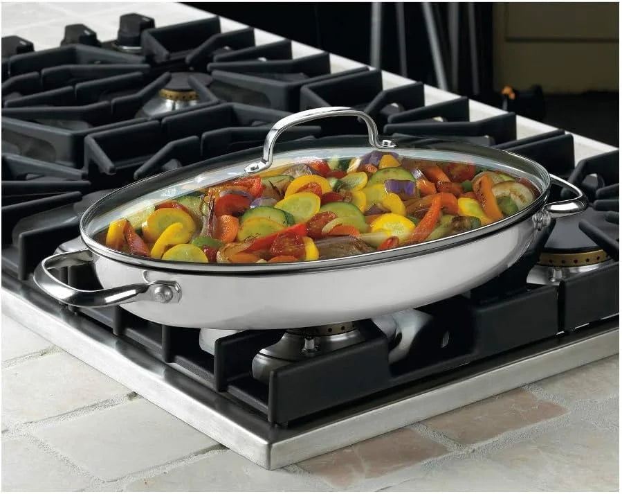 Cuisinart 7BSO-34 Stainless 13-1/2-Inch Oval Buffet Servers