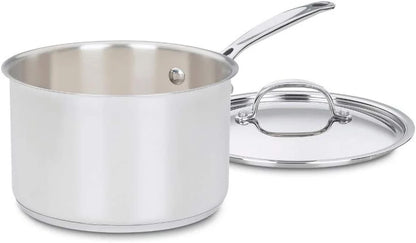 Cuisinart 7194-20 Chef's Classic Stainless 4-Quart Saucepan with Cover